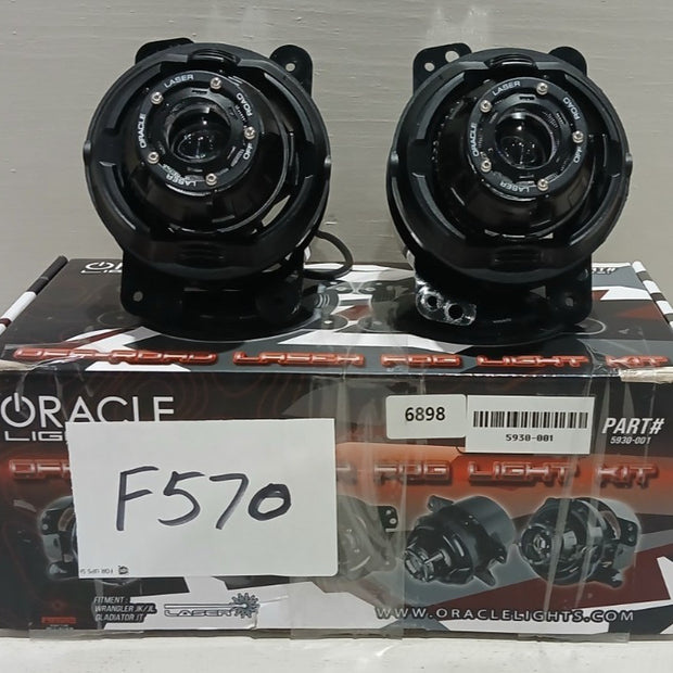 Jeep Wrangler JK/JL & Gladiator JT 15W Off-Road LASER Fog Lights | ORACLE Outlet | GRADE B