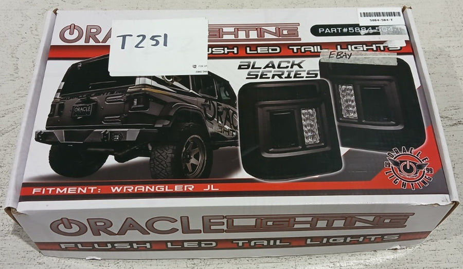"Black Series" Flush Mount LED Tail Lights for Jeep Wrangler JL | ORACLE Outlet | GRADE B