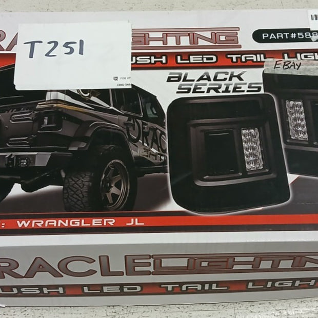 "Black Series" Flush Mount LED Tail Lights for Jeep Wrangler JL | ORACLE Outlet | GRADE B