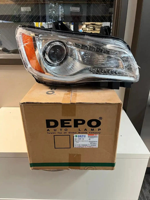 NEW DEPO 2011-2013 Chrysler 300 Passenger Side Head Light - 333-1193R-AS | ORACLE Outlet | GRADE B