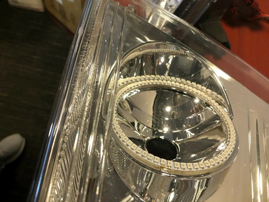 USED 2005-2008 FORD F-150 PRE-ASSEMBLED HEADLIGHTS- CHROME - AMBER 7043-005 | ORACLE Outlet | GRADE B