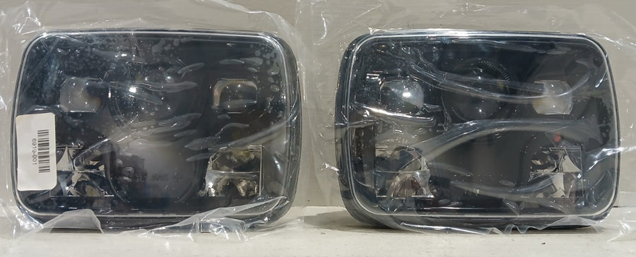 7"x6" Replacement LED Headlight - Black(Pair) | ORACLE Outlet | GRADE A