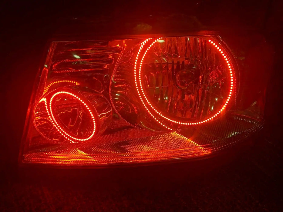 USED 2005-2008 FORD F-150 PRE-ASSEMBLED HEADLIGHTS- CHROME - AMBER 7043-005 | ORACLE Outlet | GRADE B