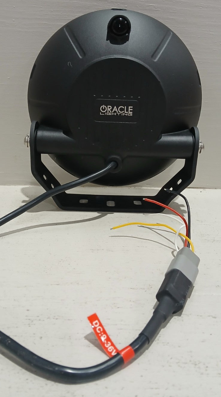 9" Multifunction 120W LED Spotlight Round Post Mount | ORACLE Outlet | GRADE A