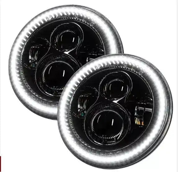 ORACLE Lighting USED 2007-2018 JEEP WRANGLER JK SWITCHBACK LED HALO HEADLIGHTS- 5769-123