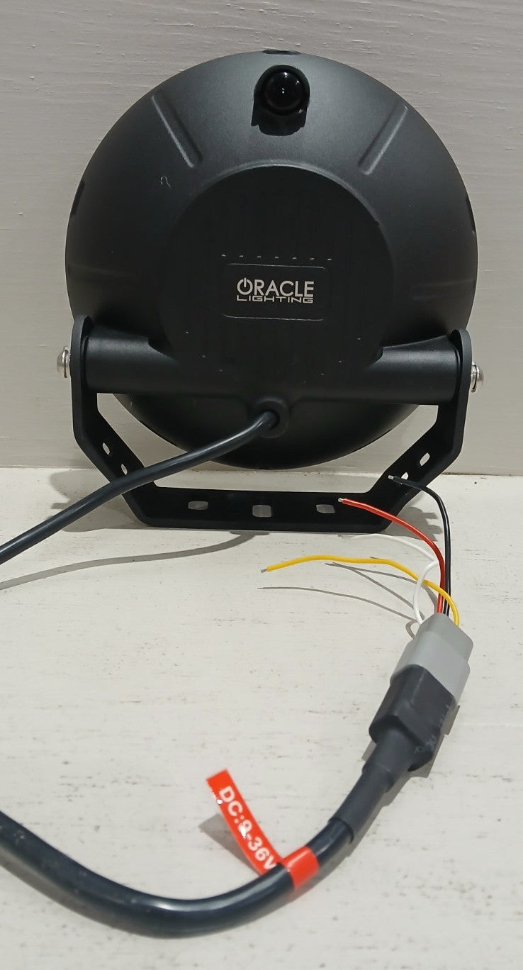 7" Multifunction 60W LED Spotlight Round Post Mount | ORACLE Outlet | GRADE A