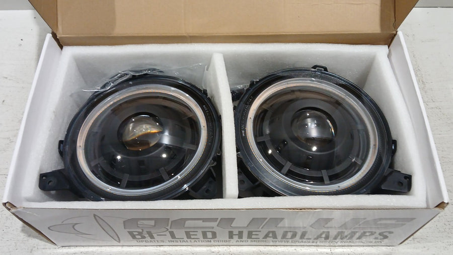 Oculus Bi-LED Projector Headlights for Jeep JL/JT- Switchback | ORACLE Outlet | GRADE B