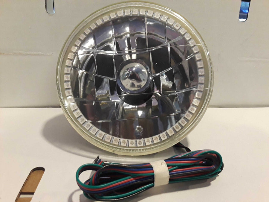 Pre-Installed 5.75" H5006/PAR46 Sealed Beam Headlight - RGB COLORSHIFT | ORACLE Outlet | GRADE B