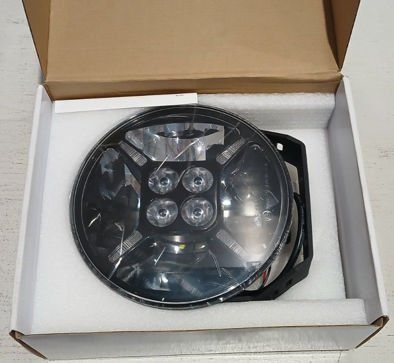 9" Multifunction 120W LED Spotlight Round Post Mount | ORACLE Outlet | GRADE A