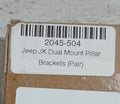 Jeep JK Dual Mount Pillar Brackets (Pair) | ORACLE Outlet | GRADE C