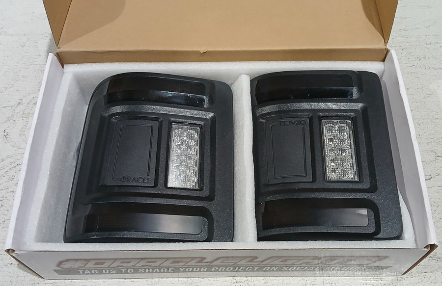 "Black Series" Flush Mount LED Tail Lights for Jeep Wrangler JL | ORACLE Outlet | GRADE C