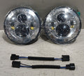 Off-Road 7" High Powered LED Headlights - Chrome Bezel | ORACLE Outlet | GRADE A