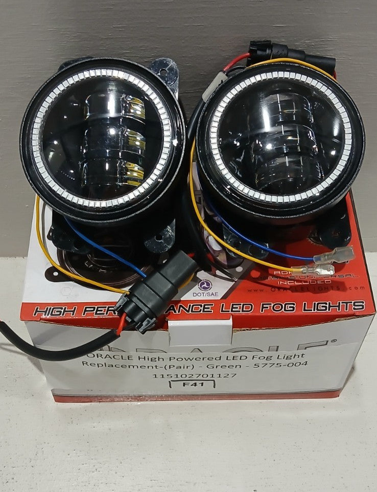 High Powered LED Fog Light Replacement-(Pair) - Green - 5775-004 | ORACLE Outlet | GRADE B
