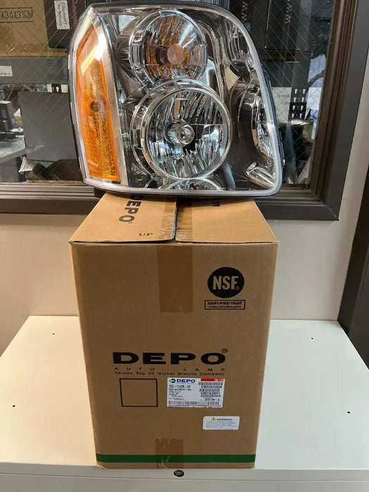 NEW DEPO 2007-2014 GMC Yukon Head Light Passenger Side - 335-1142R-AF