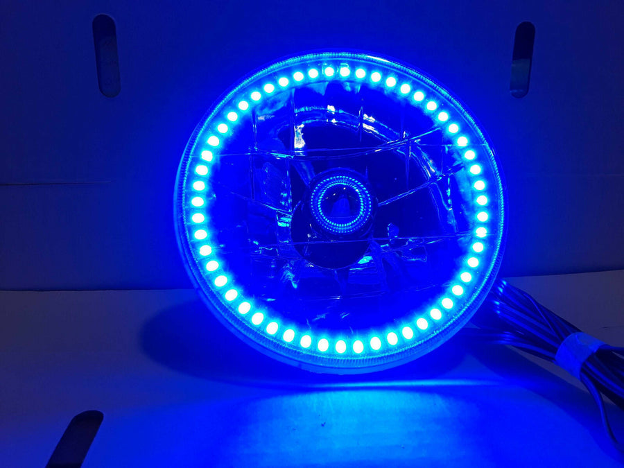 Pre-Installed 5.75" H5006/PAR46 Sealed Beam Headlight - RGB COLORSHIFT | ORACLE Outlet | GRADE B