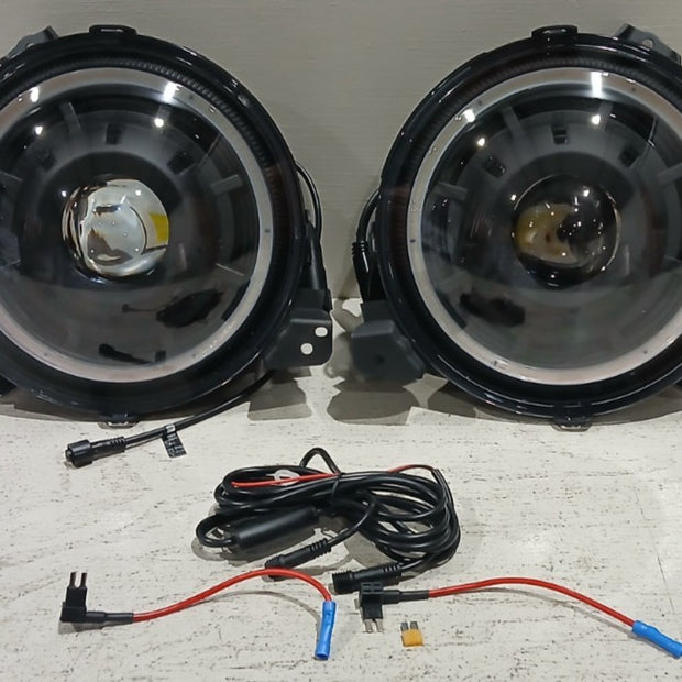 Oculus Bi-LED Projector Headlights for Jeep JL/JT- Switchback | ORACLE Outlet | GRADE A