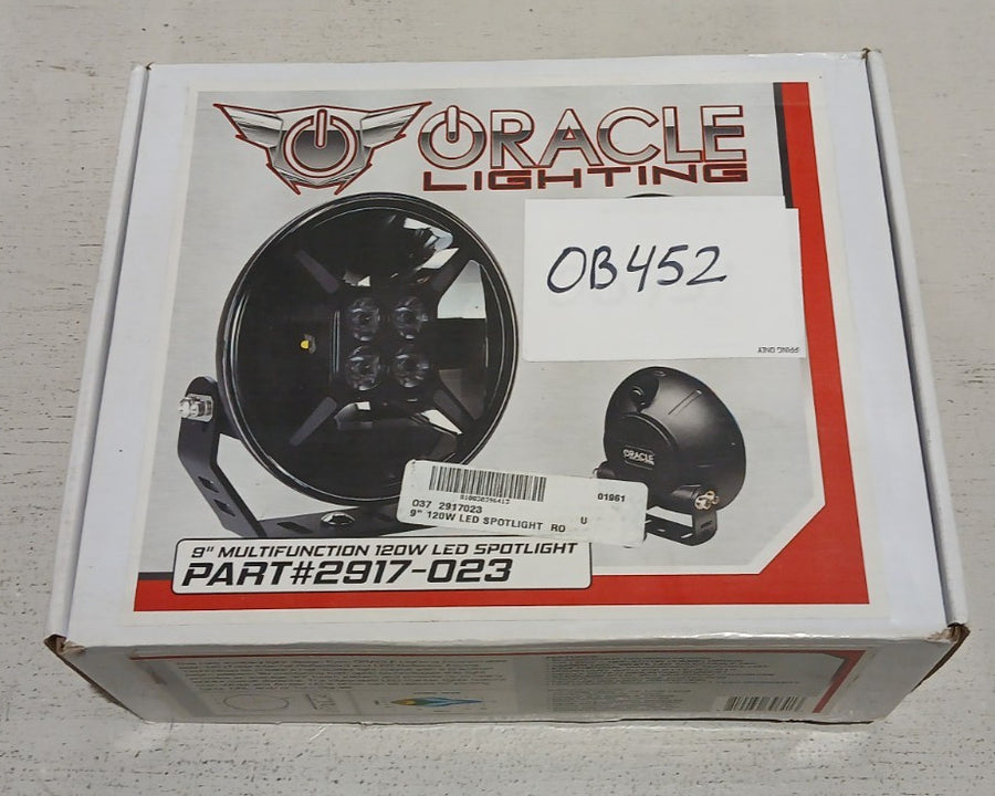 9" Multifunction 120W LED Spotlight Round Post Mount | ORACLE Outlet | GRADE A