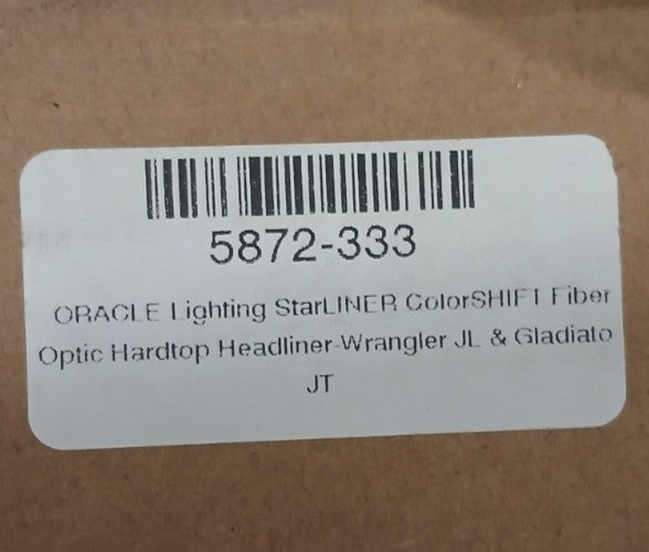 StarLINER ColorSHIFT Fiber Optic Hardtop Headliner-Wrangler JL and Gladiator JT | ORACLE Outlet | GRADE C