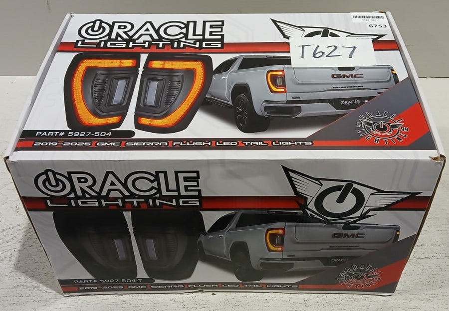 Flush Style LED Tail Lights for 2019-2023 GMC Sierra - Factory Halogen Tail Lights | ORACLE Outlet | GRADE B