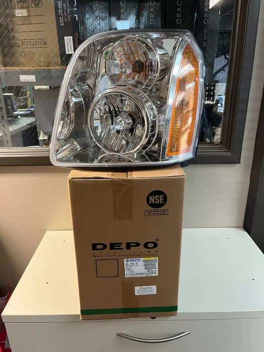 NEW DEPO 2007-2014 GMC Yukon Head Light Driver Side - 335-1142L-AF