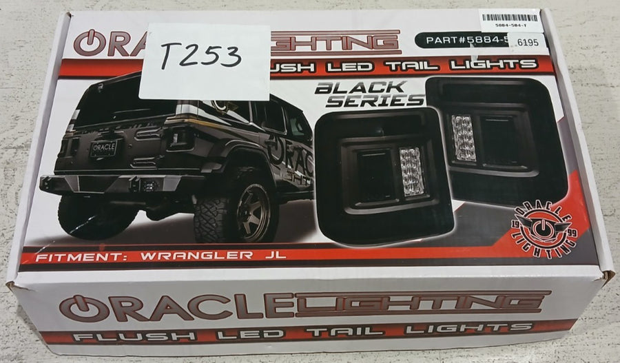 "Black Series" Flush Mount LED Tail Lights for Jeep Wrangler JL | ORACLE Outlet | GRADE C