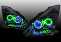 Colorshift demon eye headlight display