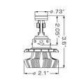 ORACLE Lighting H13 - 4,000+ Lumen LED Light Bulb Conversion Kit (Low Beam)