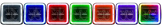 Surface Mount Squared Halo - (Single)