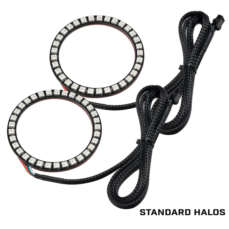 2010-2013 Chevrolet Camaro Dynamic ColorSHIFT Fog Light Halo Kit - Standard Halos