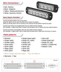 6 LED Slim Strobe Light- Flush Lighthead instruction guide