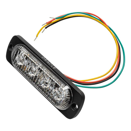 4 LED Dual Color Slim Strobe