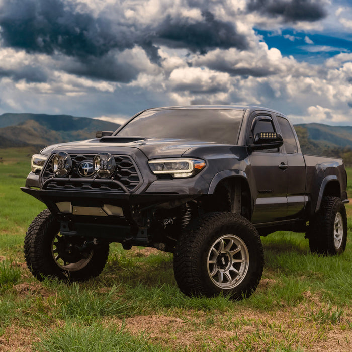 ORACLE Lighting EXO 9" Multifunction 120W LED Spotlight – Round Post Mount