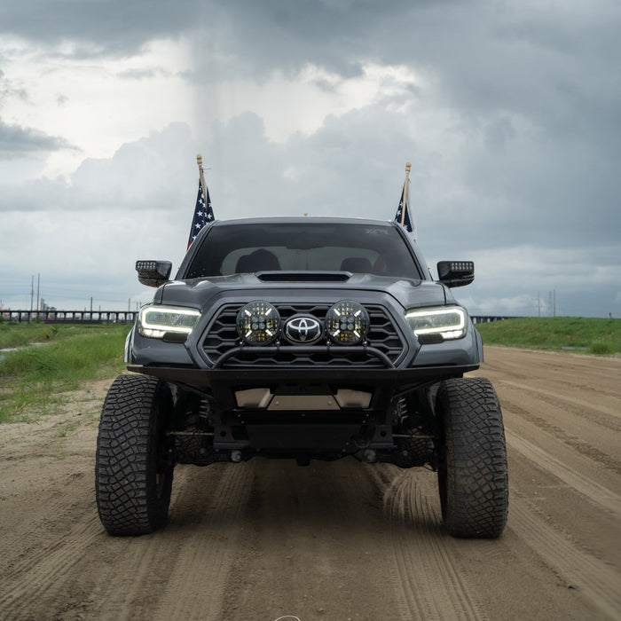 ORACLE Lighting EXO 9" Multifunction 120W LED Spotlight – Round Post Mount