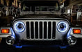 1997-2006 Jeep Wrangler TJ ORACLE LED Headlight Halo Kit- Waterproof Surface Mount