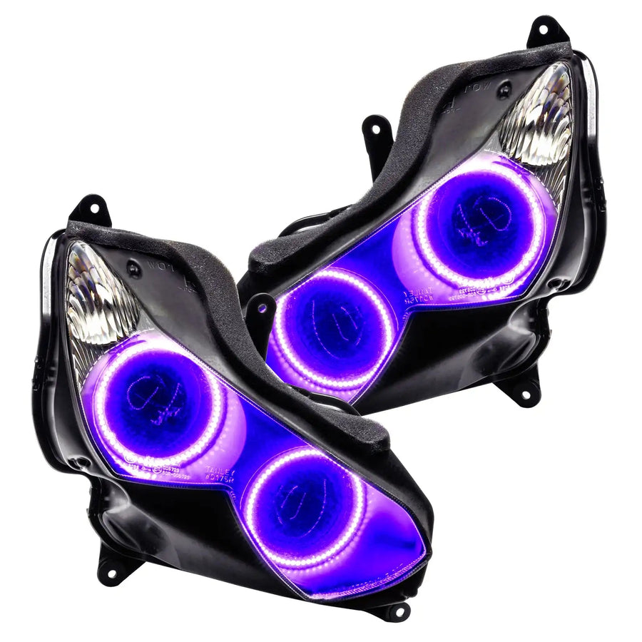 パイラナイト 2007-2015 Kawasaki ZX-14R LED Headlight Halo Kit | ORACLE – ORACLE