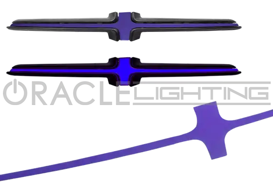 Purple illuminated crosshairs