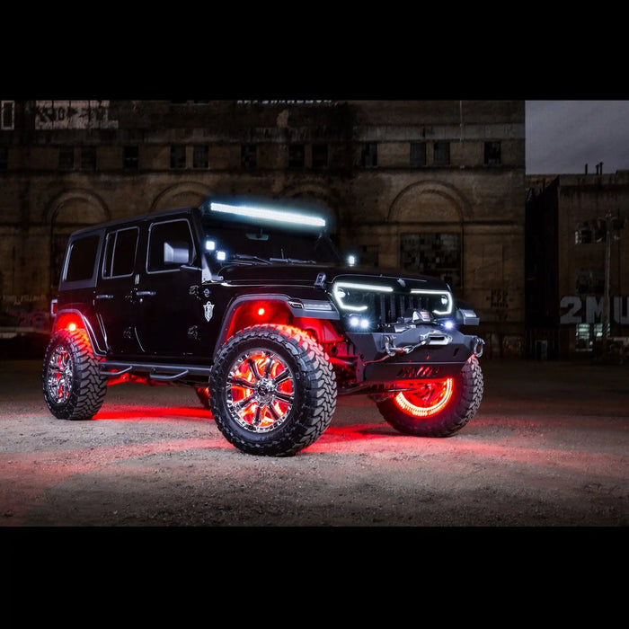 ORACLE Lighting VECTOR™ Pro Series II Full LED Grill for the Jeep Wrangler JL / Gladiator JT