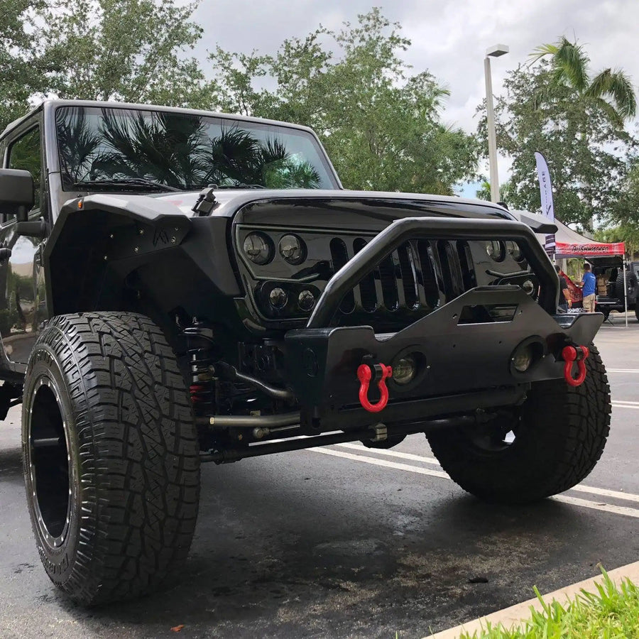 2007-2017 Jeep Wrangler JK VECTOR Pro Series II Full LED Grill - Integrated Headlights & DRL