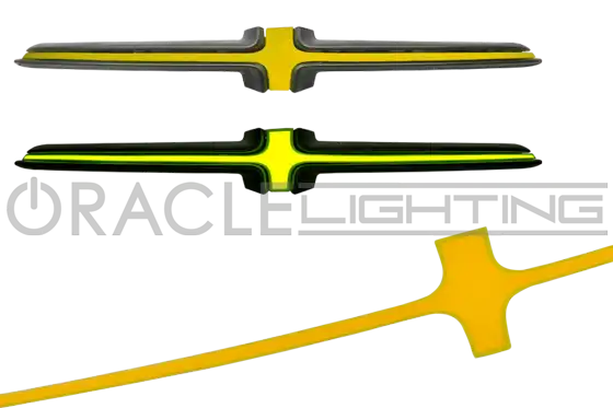 Yellow illuminated crosshairs