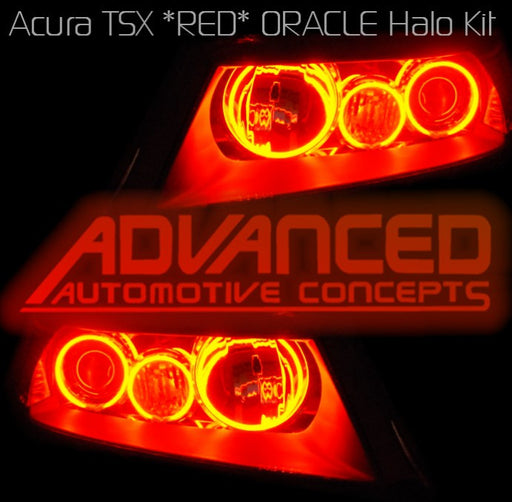 2004-2007 Acura TSX ORACLE Red Halo Kit
