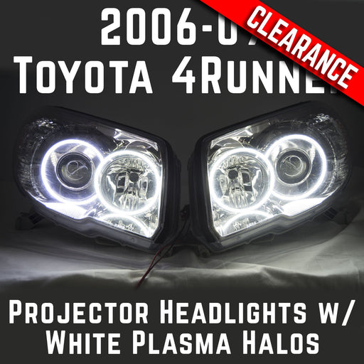 2006-09 Toyota 4Runner Sport Projector Headlights // ORACLE Plasma White Halos