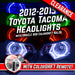 2012-2015 Toyota Tacoma Headlights ORACLE RGB ColorSHIFT LED Halos + ORACLE RGB Remote
