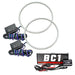 1992-2006 Hummer H1 LED Surface Mount Headlight Halo Kit with BC1 Controller.