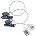 1992-2006 Hummer H1 LED Surface Mount Headlight Halo Kit with Simple Controller.