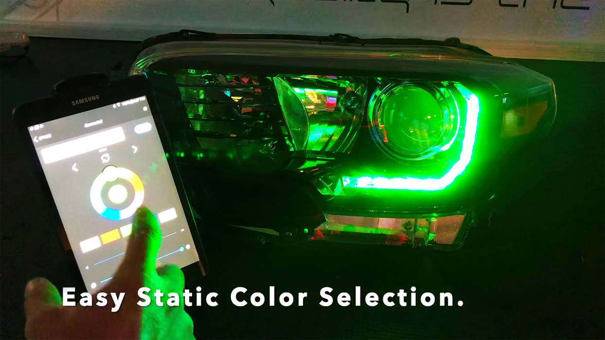 ORACLE Lighting 2016-2023 Toyota Tacoma Dynamic ColorSHIFT RGB+A Headlight DRL Kit