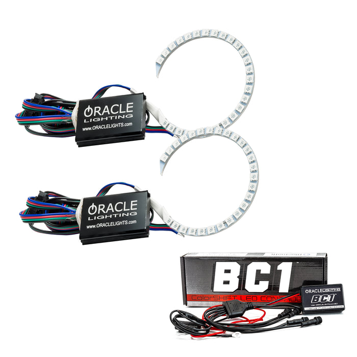 2014-2017 Chevrolet Impala LED Headlight Projector Halo Kit with BC1 Controller.