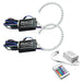 ColorSHIFT Ford Mustang LED Headlight Halo Kit with Simple Controller.
