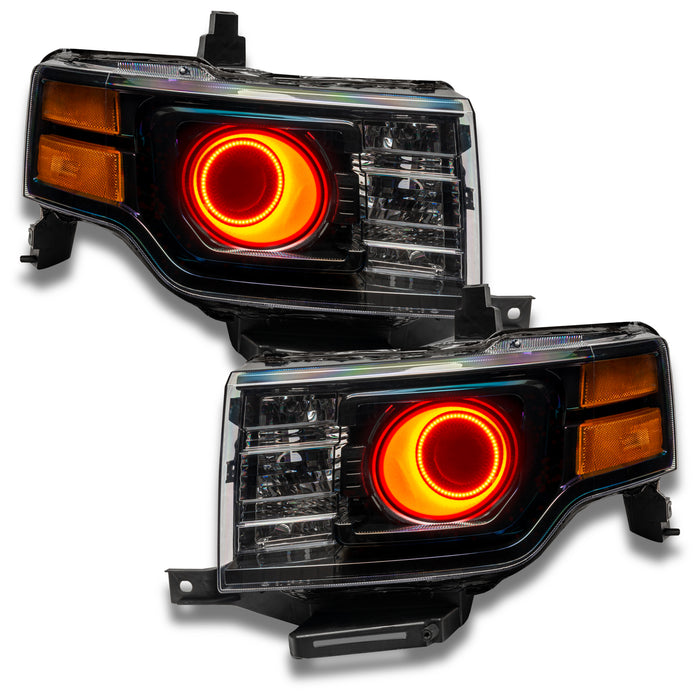 Ford flex headlights with amber halos