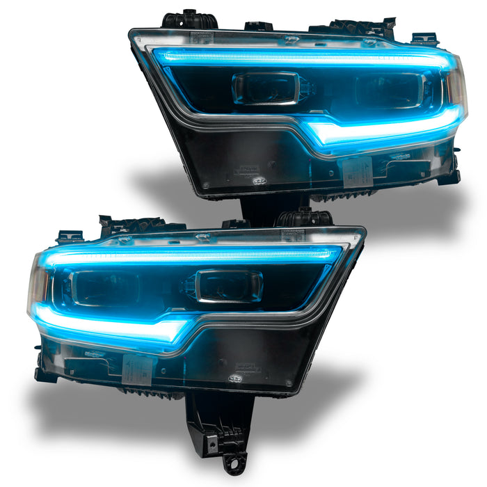 ORACLE Lighting 2019-2023 Ram 1500 RGBW+A Headlight DRL Upgrade Kit - LED Projector Headlights