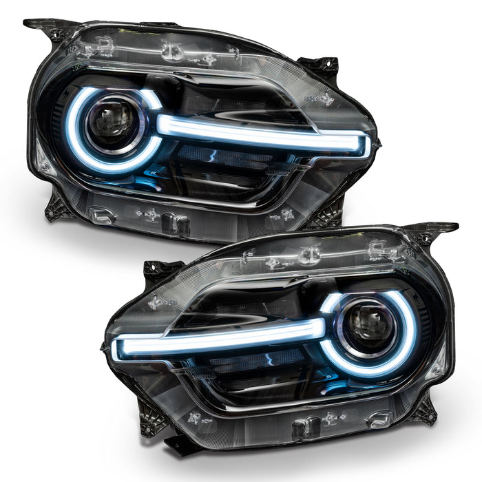 Ford bronco sport headlights with white DRL and halos